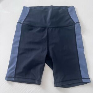 NWT Women's Allfenix Navy and Blue Athletic Shorts